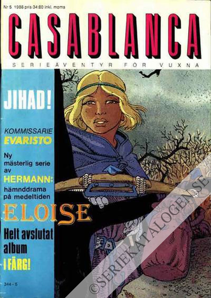 Framsida på Casablanca #5 (1988)