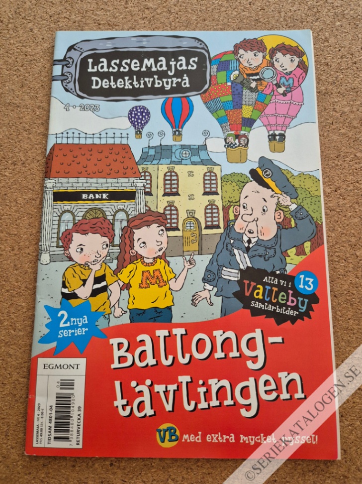 Framsida på LasseMajas detektivbyrå #4 (2023)