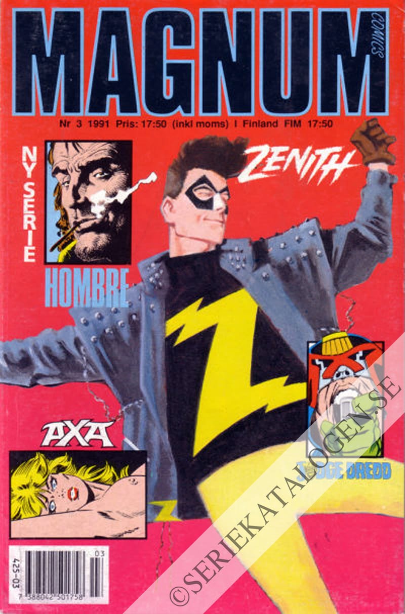 Framsida på Magnum comics #3 (1991)