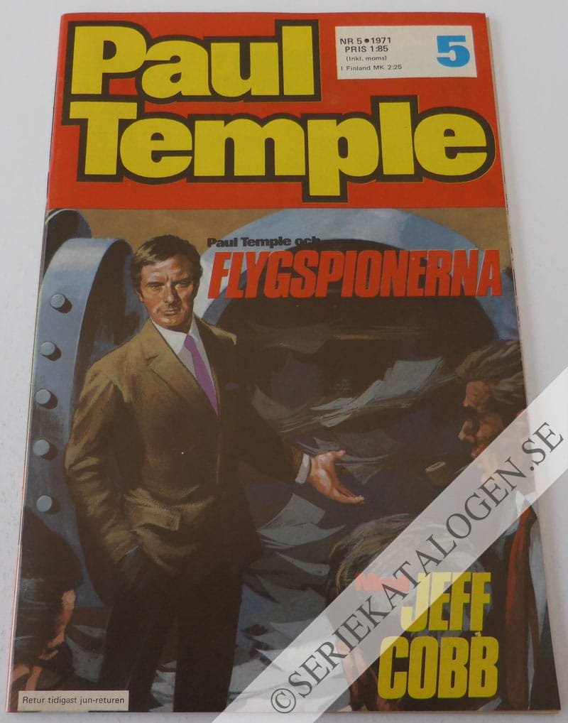 Framsida på Paul Temple #5 (1971)
