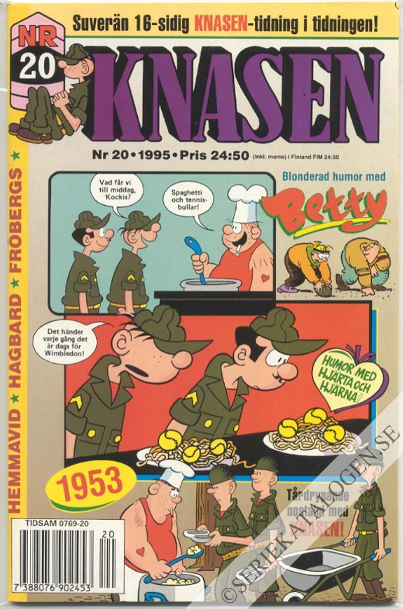 Framsida på Knasen #20 (1995)
