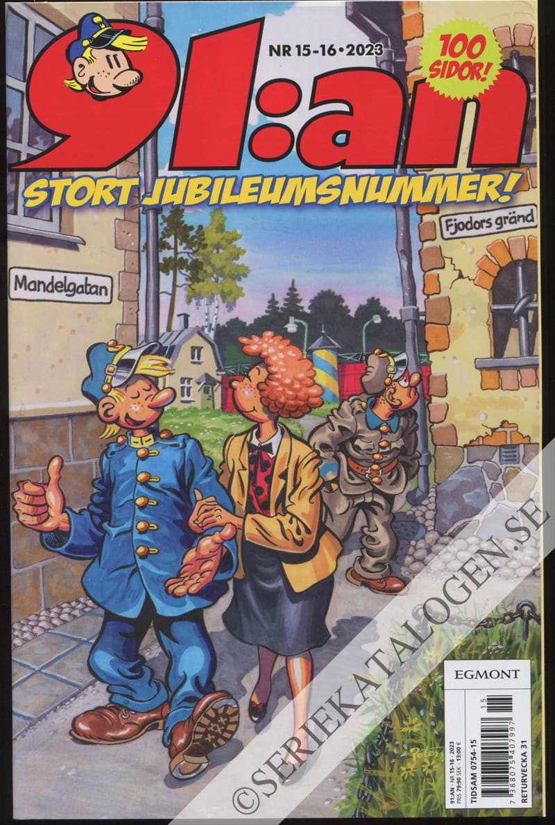 Framsida på 91:an #15-16 (2023)