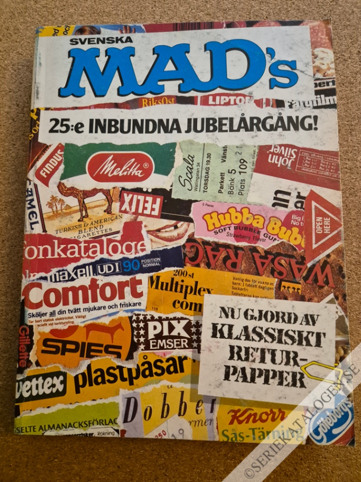 Framsida på Svenska MAD inbundna årgångar #1984 (1985)