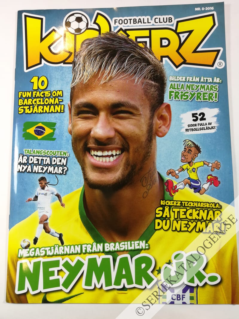 Framsida på Kickerz Football Club #8 (2016)