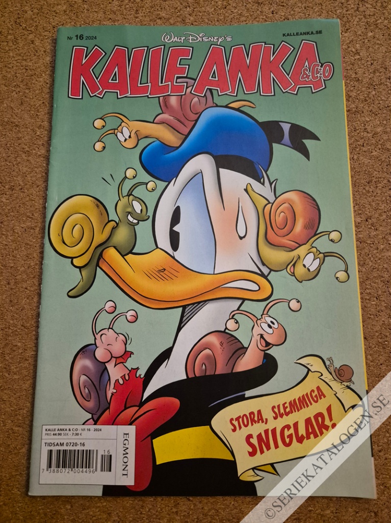 Framsida på Kalle Anka & C:o #16 (2024)