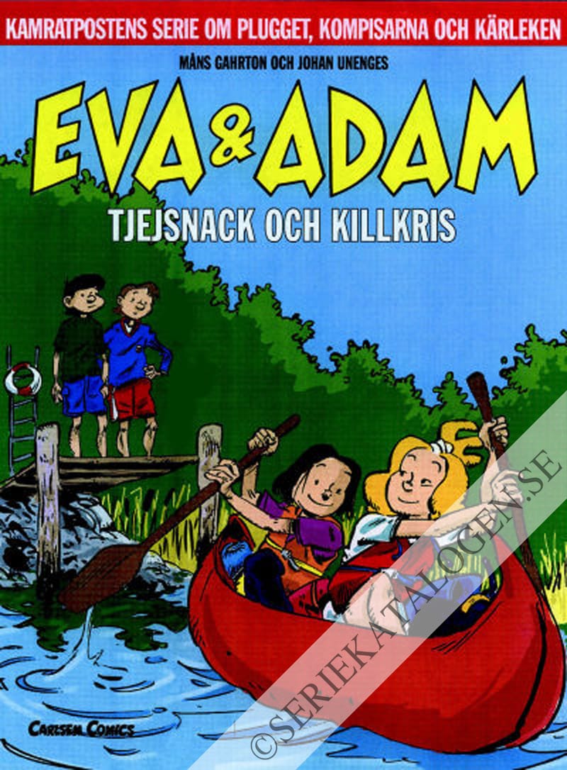 Framsida på Eva & Adam Tjejsnack och killkris (2001)
