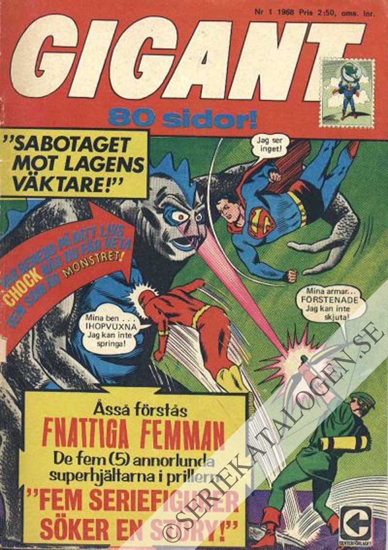 Framsida på Gigant #1 (1968)