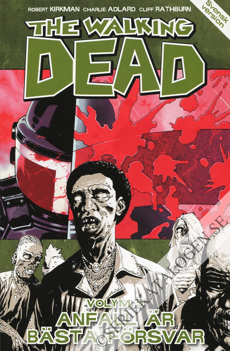 Framsida på The walking dead Anfall är bästa försvar (2012)