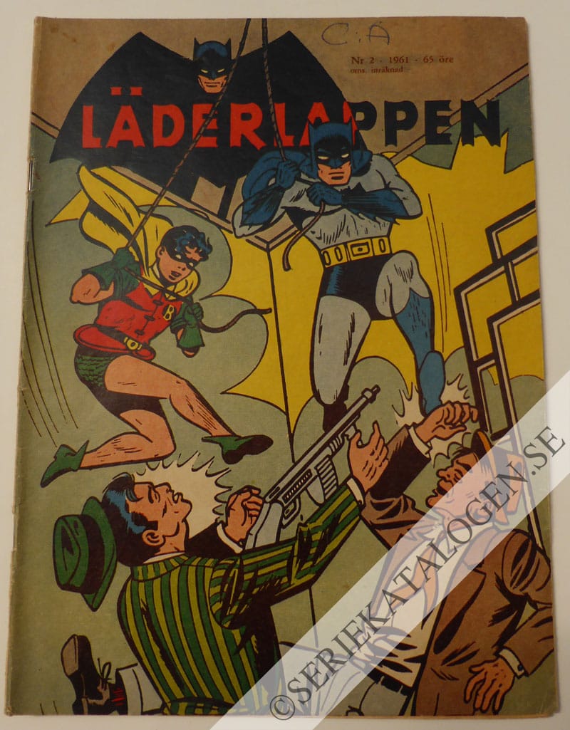 Framsida på Läderlappen och Robin #2 (1961)