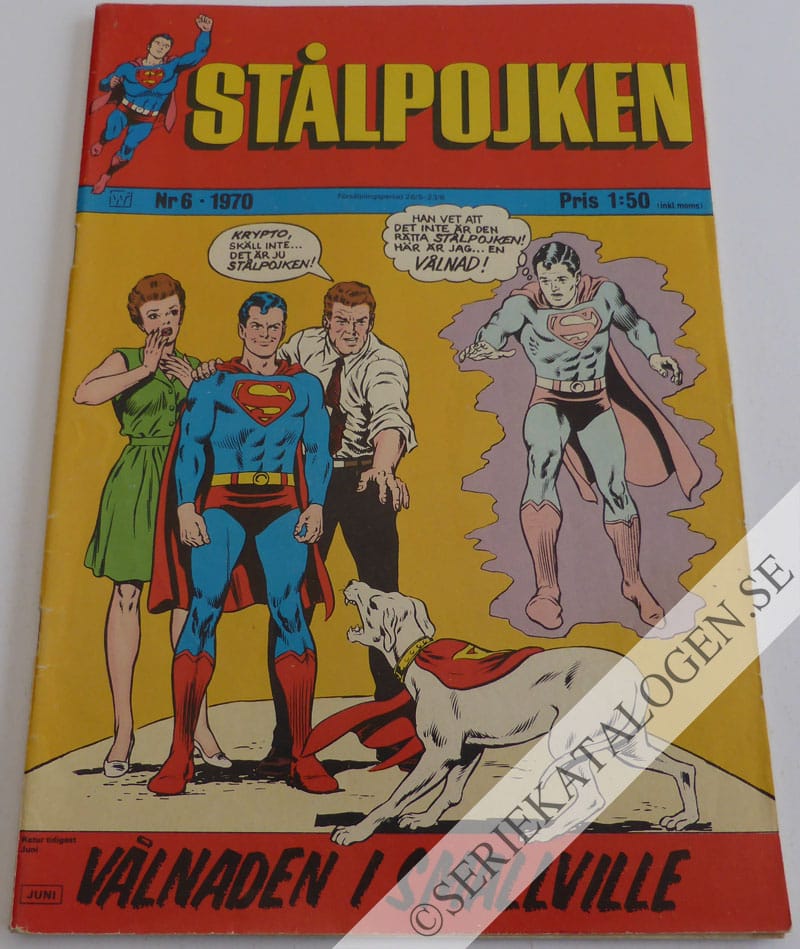 Framsida på Stålpojken #6 (1970)