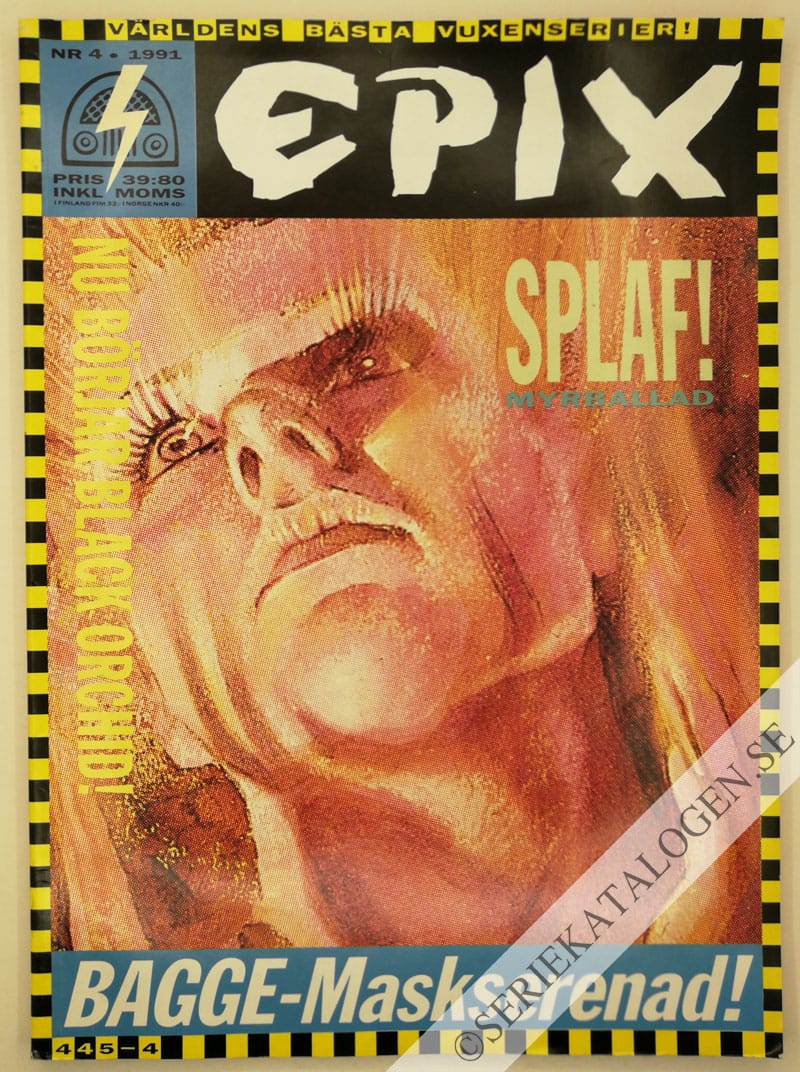 Framsida på Epix #4 (1991)