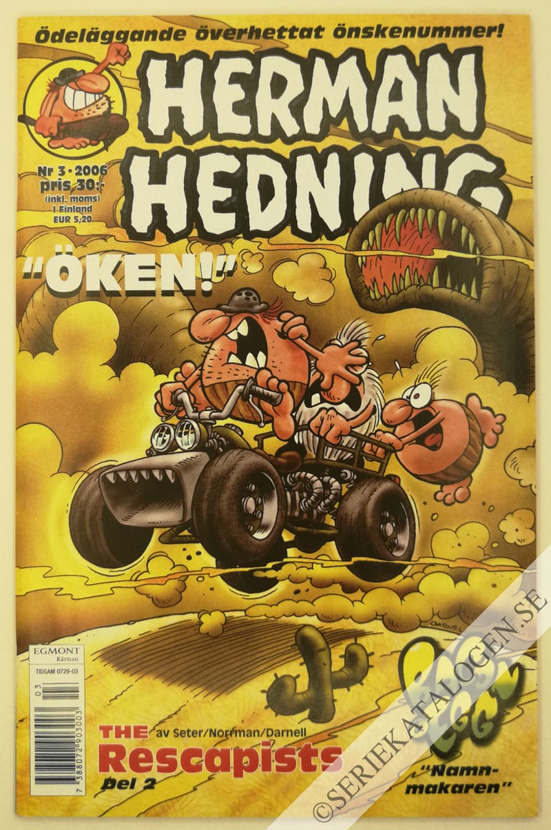 Framsida på Herman Hedning #3 (2006)