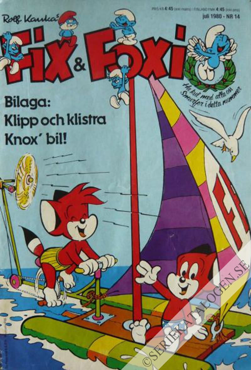 Framsida på Fix och Foxi #14 (1980)