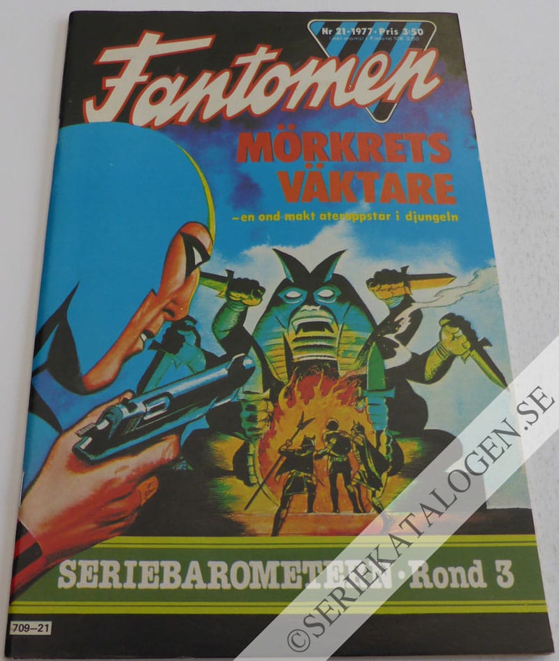 Framsida på Fantomen #21 (1977)