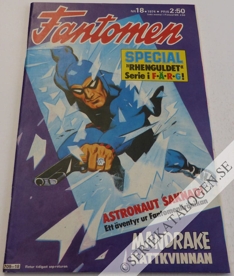 Framsida på Fantomen #18 (1974)