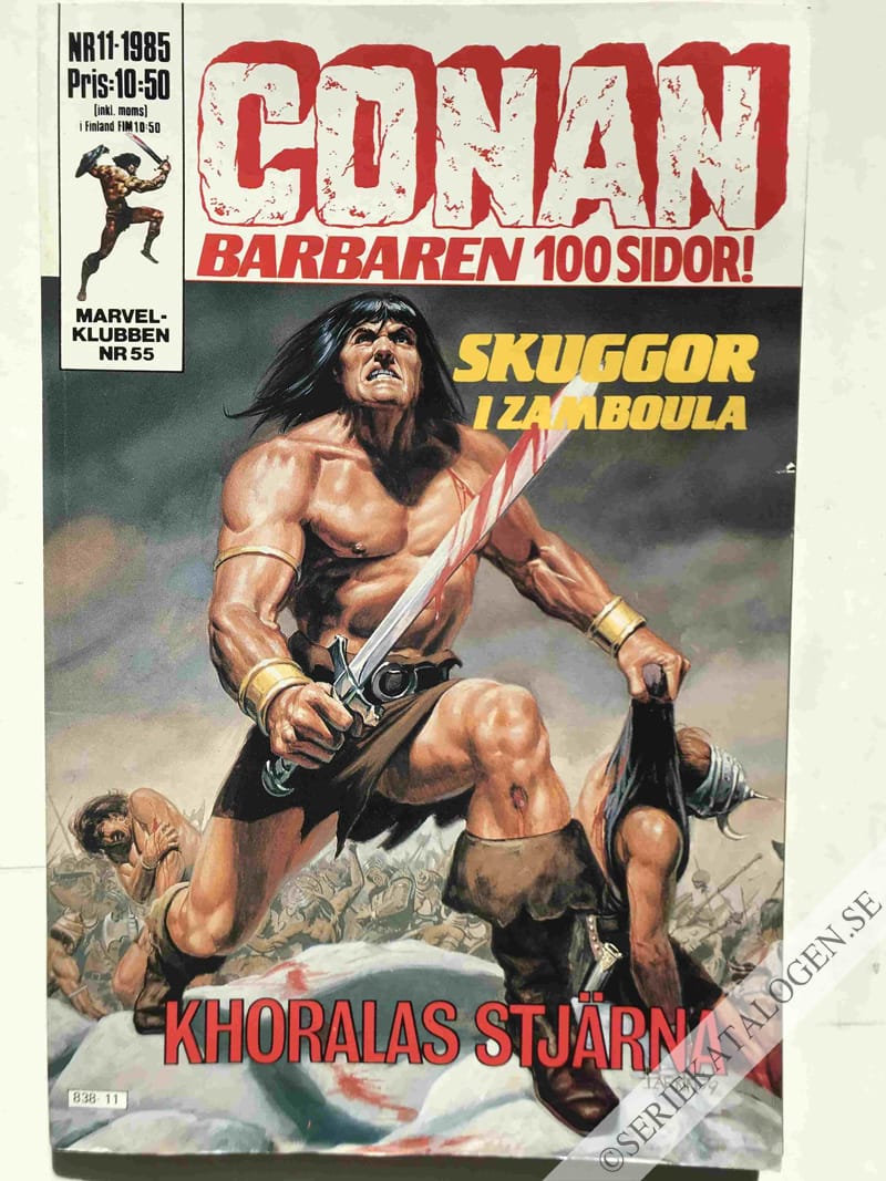 Framsida på Conan #11 (1985)
