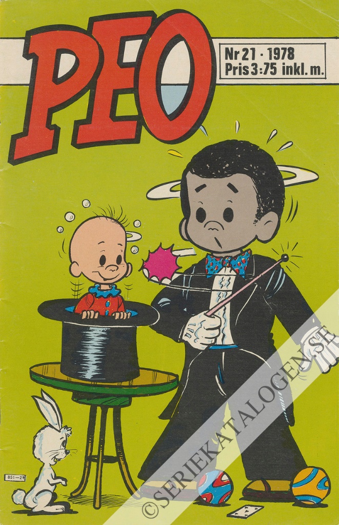 Framsida på Peo #21 (1978)