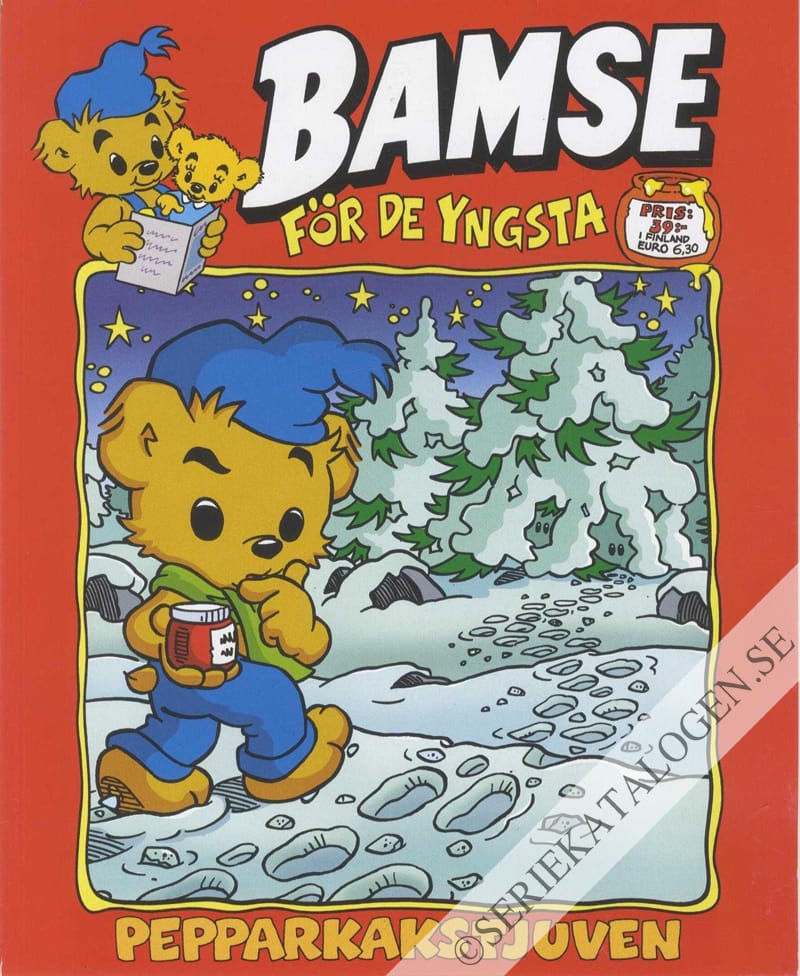 Framsida på Bamse för de yngsta #10 - Pepparkakstjuven (2021)