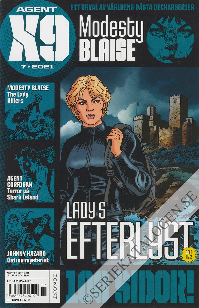 Framsida på Agent X9 #7 (2021)