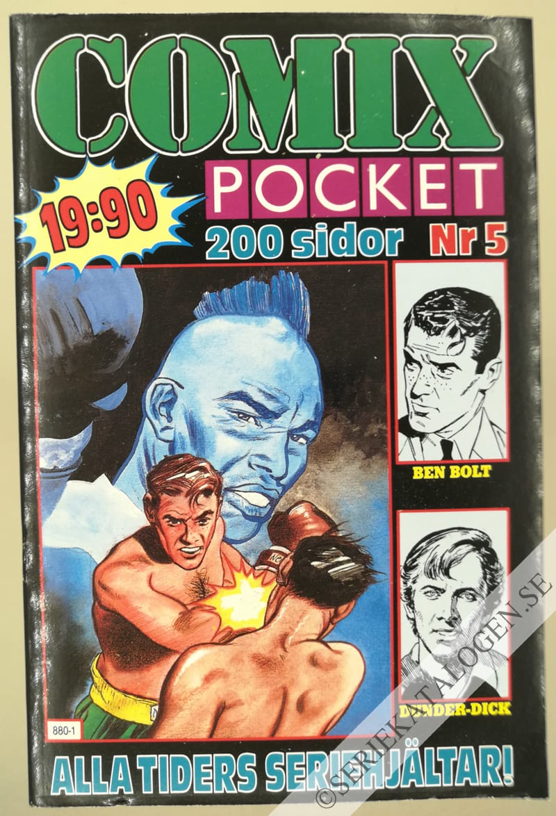Framsida på Comix pocket Ben Bolt/Dunder-Dick (1989)