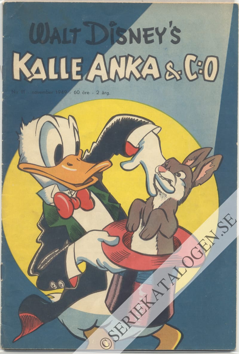 Framsida på Kalle Anka & C:o #11 (1949)