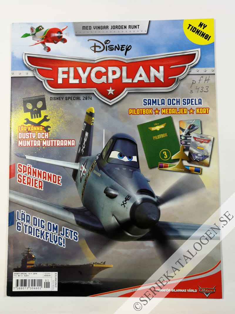 Framsida på Disney special Flygplan (2014)