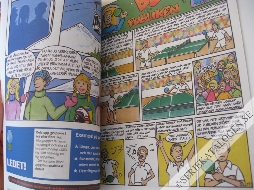 Exempel på Tidningen för dej som gillar schysst idrott! (1997)