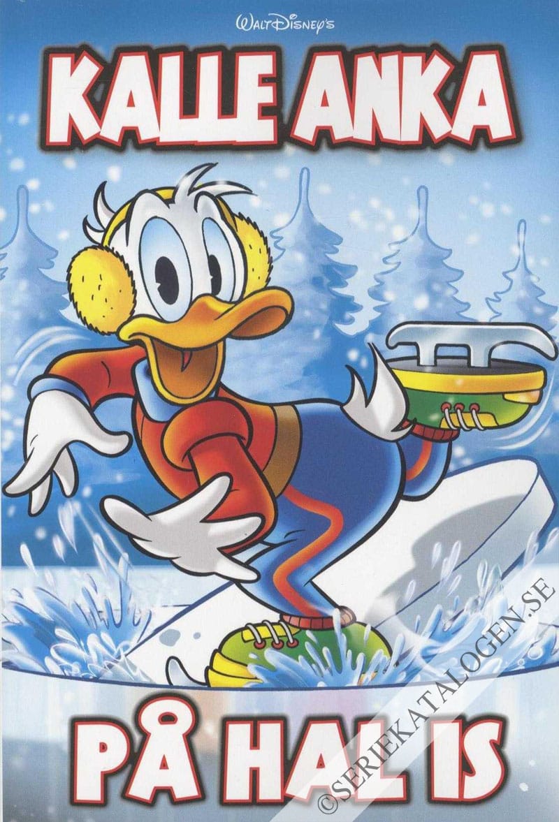 Framsida på Ankeborgs samlarpocket Kalle Anka på hal is (2020)