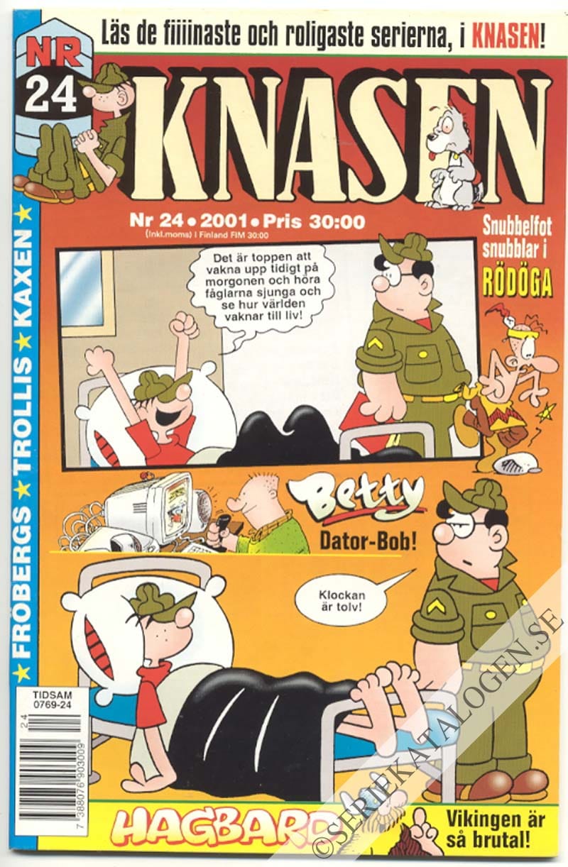 Framsida på Knasen #24 (2001)