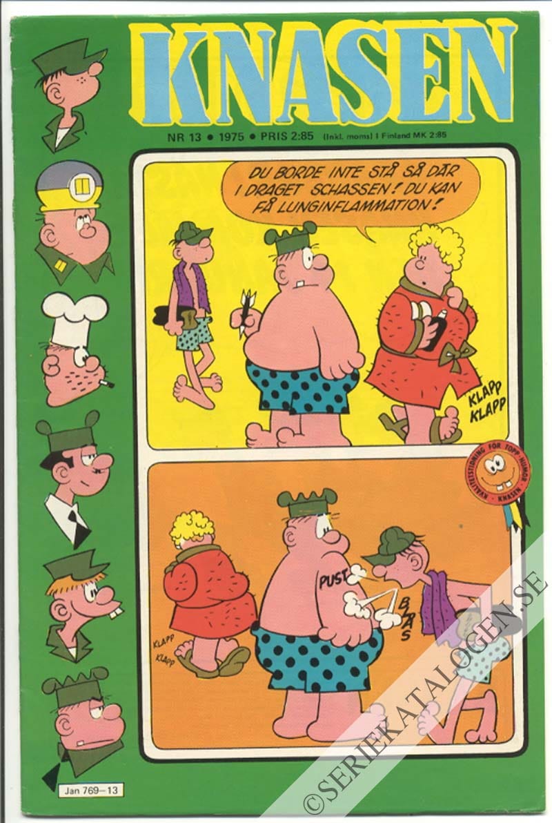 Framsida på Knasen #13 (1975)