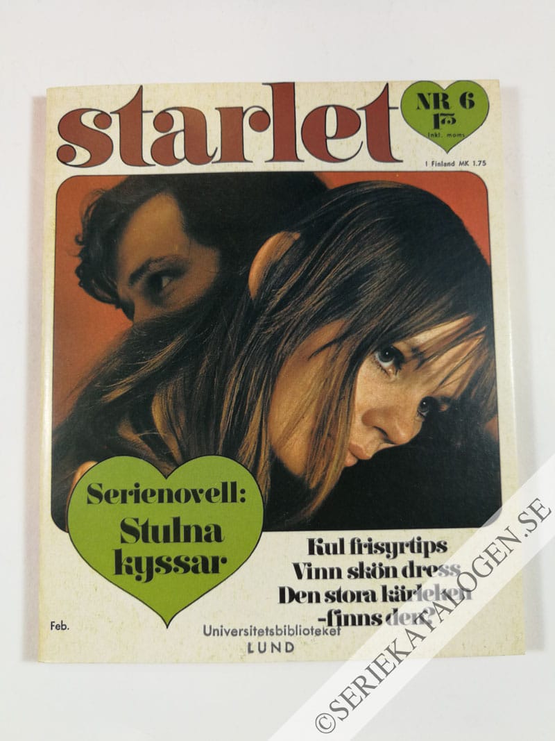 Framsida på Starlet #6 (1972)