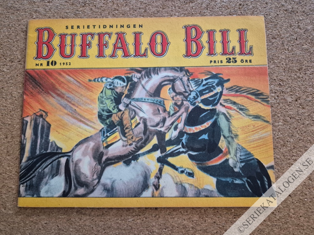 Framsida på Buffalo Bill #10 (1952)