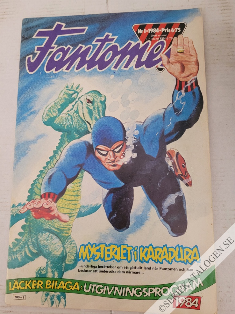 Framsida på Fantomen #1 (1984)