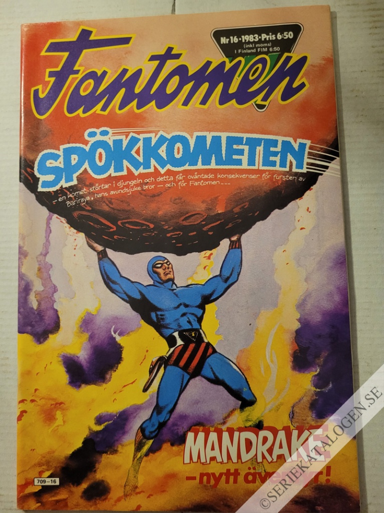 Framsida på Fantomen #16 (1983)