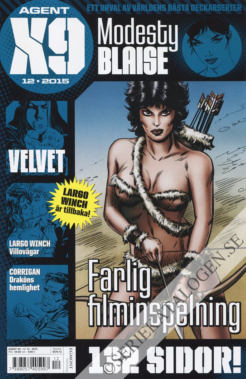 Framsida på Agent X9 #12 (2015)