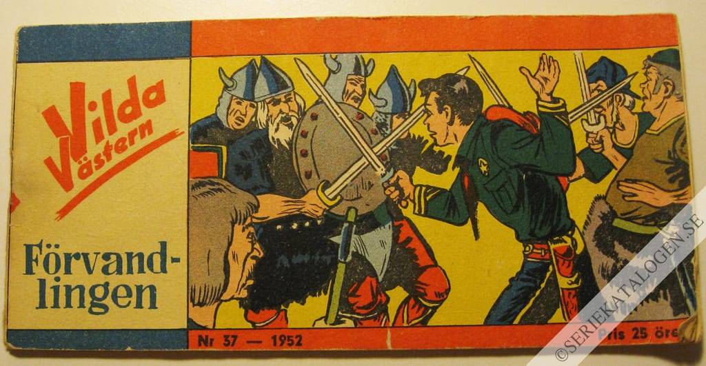 Framsida på Vilda Västern #37 (1952)