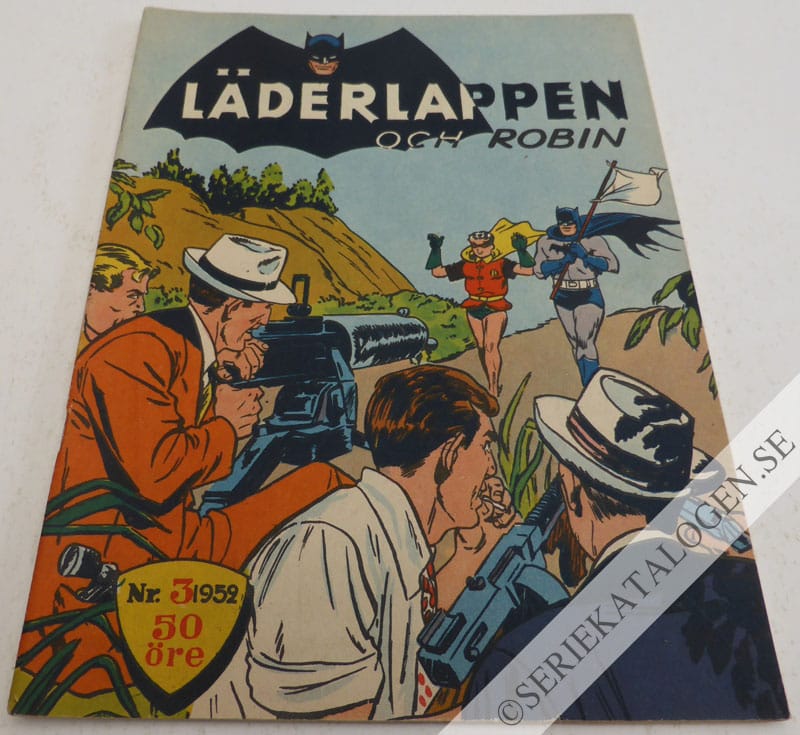 Framsida på Läderlappen och Robin #3 (1952)