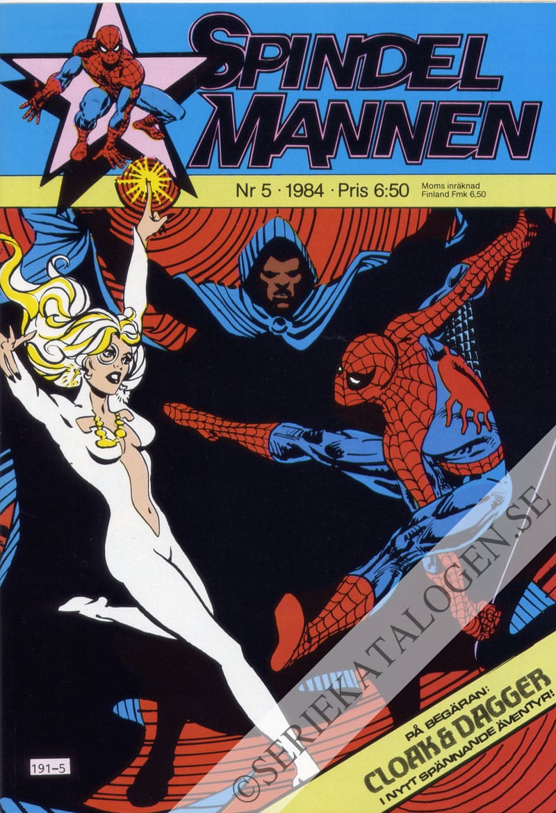 Framsida på Spindelmannen #5 (1984)