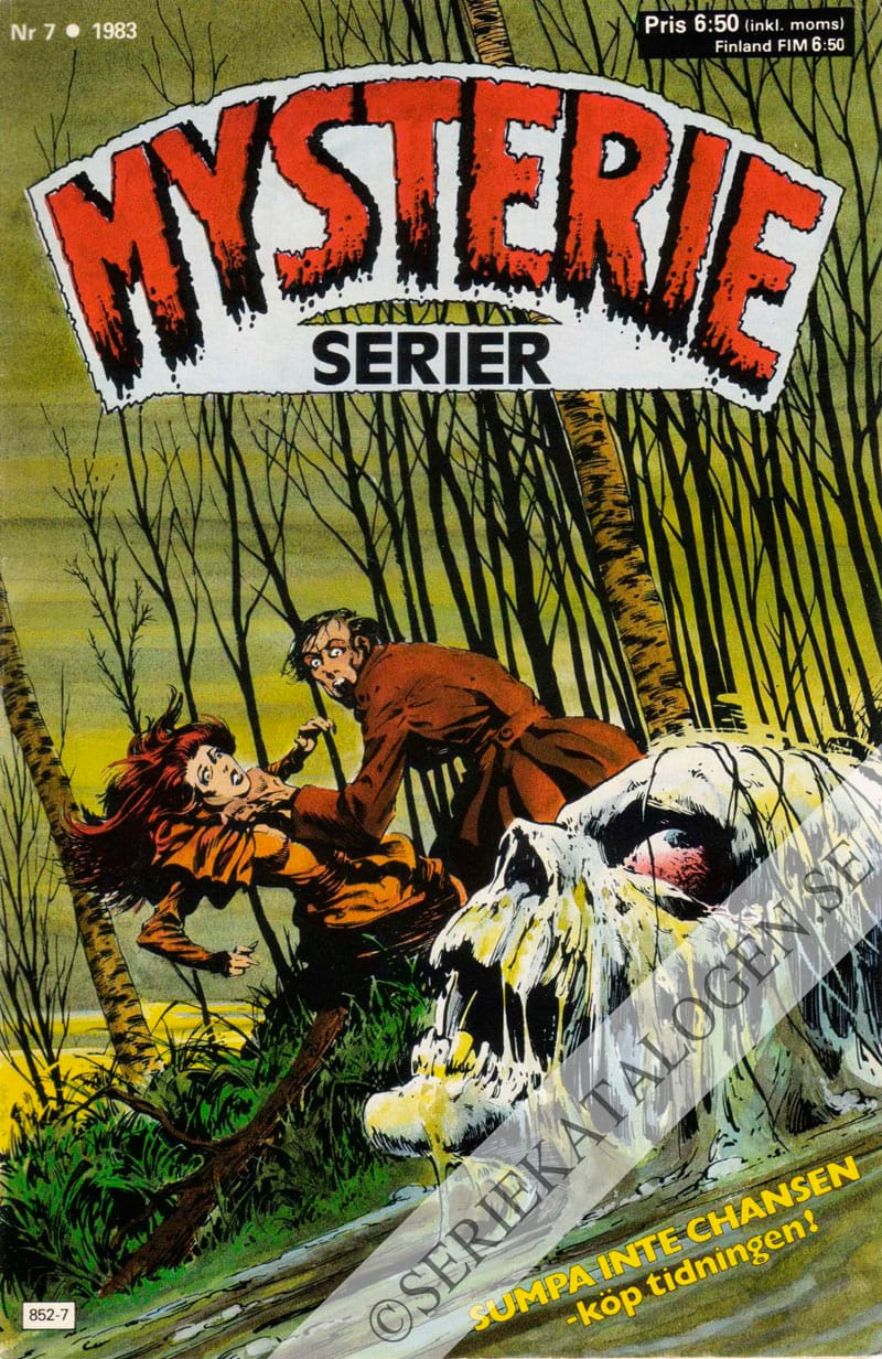 Framsida på Mysterieserier #7 (1983)