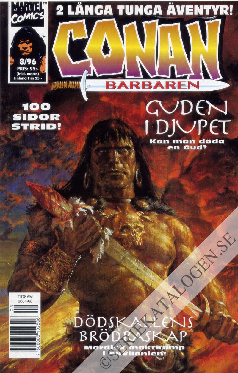 Framsida på Conan barbaren #8 (1996)