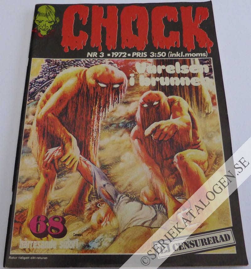 Framsida på Chock Varelsen i brunnen (1972)