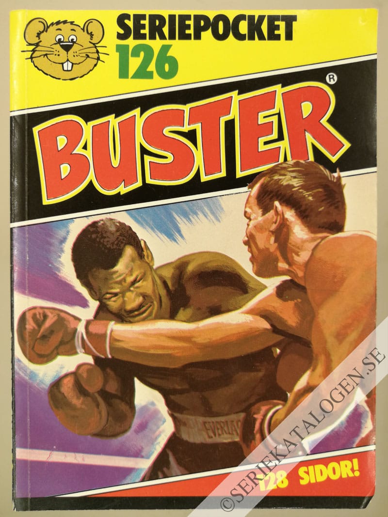 Framsida på Seriepocket #126 - Buster (1983)