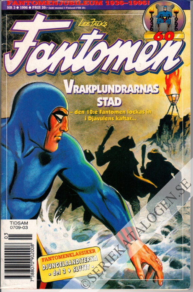 Framsida på Fantomen #3 (1996)