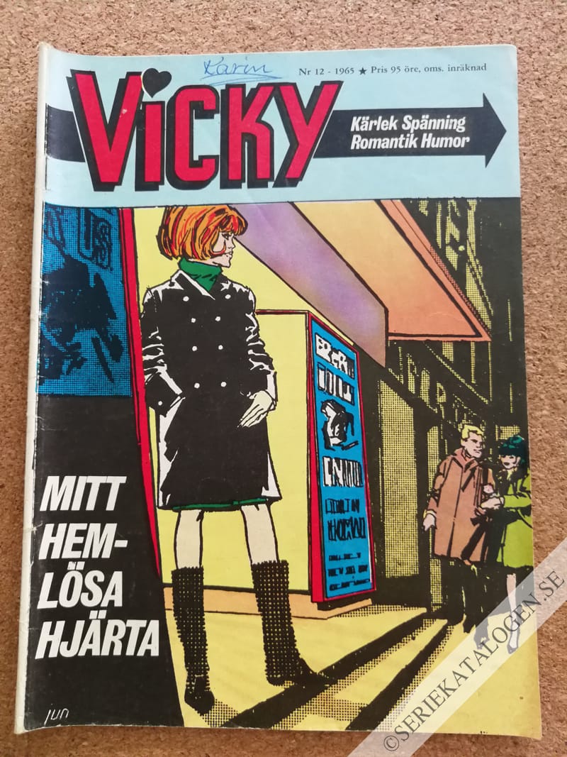 Framsida på Vicky #12 (1965)