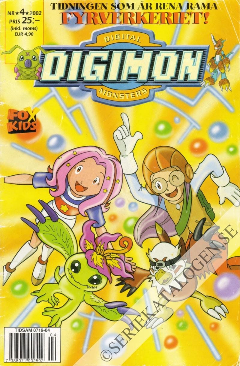 Framsida på Digimon - digital monsters #4 (2002)