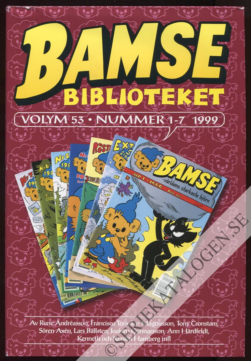 Framsida på Bamsebiblioteket #53 (2013)