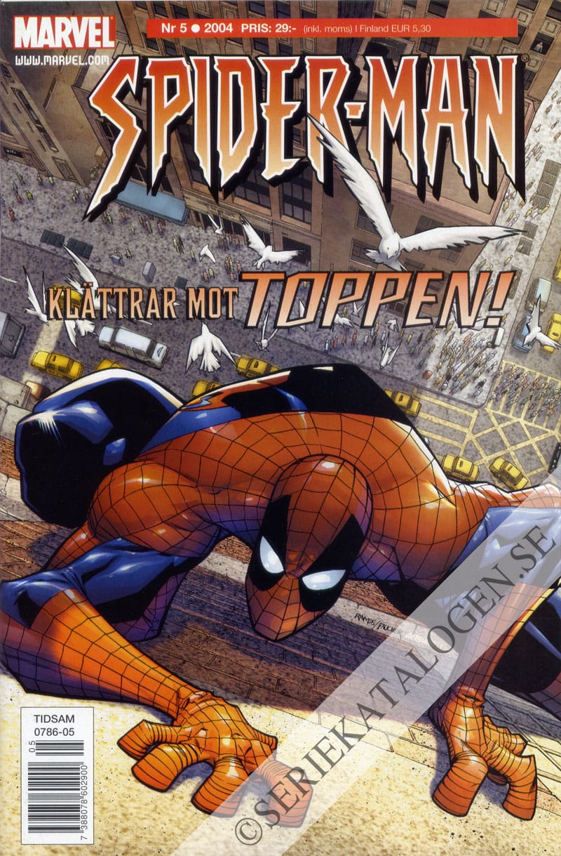 Framsida på Spider-Man #5 (2004)