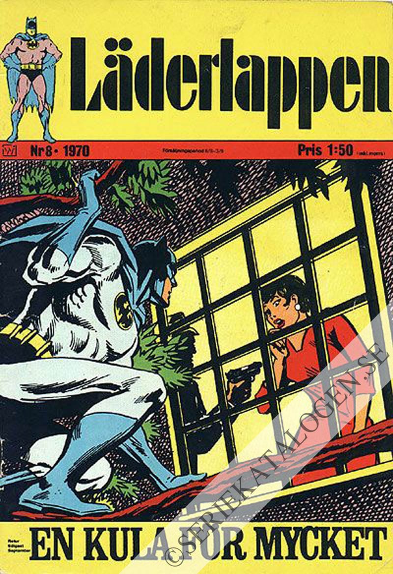 Framsida på Läderlappen och Robin #8 (1970)