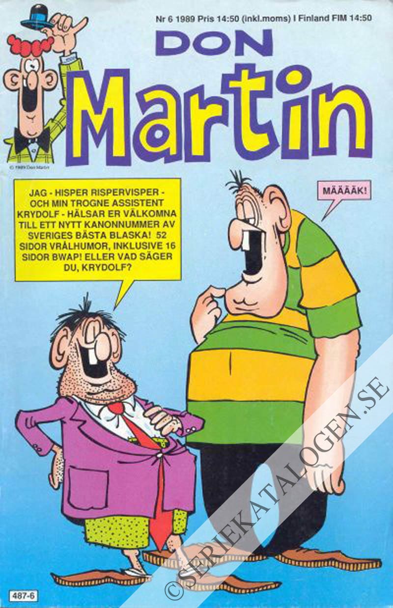 Framsida på Don Martin #6 (1989)