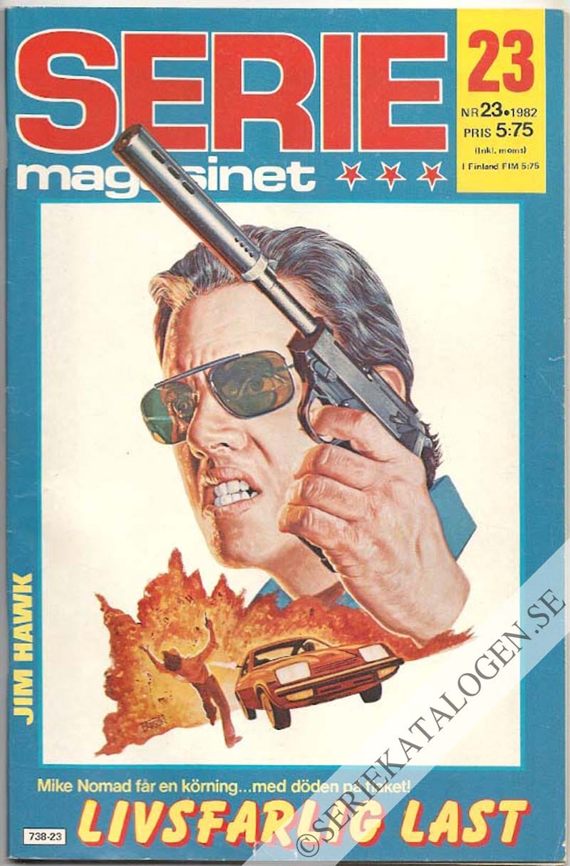 Framsida på Seriemagasinet #23 (1982)